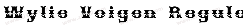 Wylie Voigen Regular字体转换